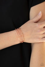 Cargar imagen en el visor de la galería, Paparazzi 💜 &quot;Extra Expressive&quot; -- Copper Cuff Bracelet
