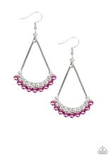 Load image into Gallery viewer, Paparazzi 💜 &quot;Top to Bottom&quot; -- Purple Earrings
