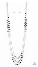 Charger l&#39;image dans la galerie, Paparazzi 💜 &quot;Seasonal Sensation&quot; -- Blue Necklace
