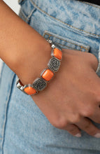 Charger l&#39;image dans la galerie, Paparazzi 💜 &quot;Trendy Tease&quot; -- Orange Bracelet
