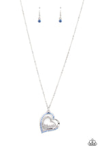 Cargar imagen en el visor de la galería, Paparazzi 💜 &quot;A Mother‘s Heart&quot; -- Blue Necklace
