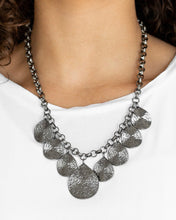 Load image into Gallery viewer, Paparazzi ♥ Texture Storm - Black- Gunmetal  Necklace
