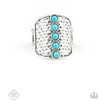 Cargar imagen en el visor de la galería, Paparazzi 💜 &quot;A Line in the Sandstone&quot; -- Turquoise Ring
