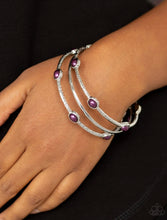 Cargar imagen en el visor de la galería, Paparazzi 💜 &quot;Bangle Belle&quot; -- Purple Bracelets
