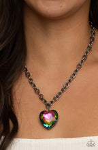 Cargar imagen en el visor de la galería, Paparazzi 💜 Flirtatiously Flashy - Multi  Necklace
