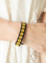 Load image into Gallery viewer, Paparazzi 💜 Wildflower Wayfarer - Yellow Wrap Bracelet
