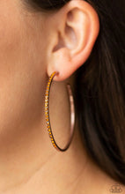 Load image into Gallery viewer, Paparazzi 💜 &quot;Trending Twinkle&quot; -- Copper Hoop Earrings
