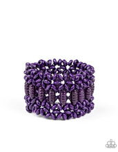 Charger l&#39;image dans la galerie, Paparazzi 💜 &quot;Fiji Flavor&quot; -- Purple Bracelet
