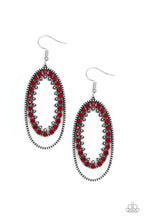 Load image into Gallery viewer, Paparazzi 💜 “Marry Into Money- Red Earrings
