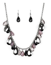 Load image into Gallery viewer, Paparazzi 💜 Hurricane Season - Black  Necklace
