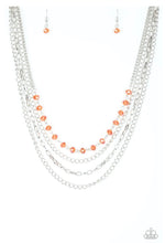 Cargar imagen en el visor de la galería, Paparazzi 💜Extravagant Elegance — Orange Necklace
