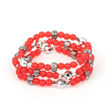 Load image into Gallery viewer, Paparazzi 💜 Here to STAYCATION - Red Bracelets
