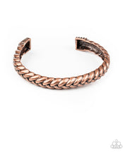 Cargar imagen en el visor de la galería, Paparazzi 💜 &quot;Tough as Nails&quot; -- Copper Urban Cuff Bracelet
