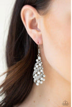 Load image into Gallery viewer, Paparazzi 💜 &quot;Ballroom Waltz&quot; -- White Earrings
