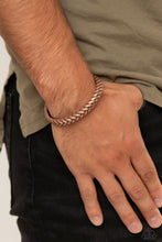 Load image into Gallery viewer, Paparazzi 💜 &quot;Tough as Nails&quot; -- Copper Urban Cuff Bracelet
