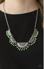 Lade das Bild in den Galerie-Viewer, Paparazzi 💜 &quot;Boho Baby&quot; -- Green Necklace
