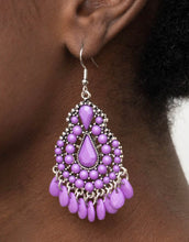 Lade das Bild in den Galerie-Viewer, Paparazzi 💜 Persian Posh - Purple  Earrings
