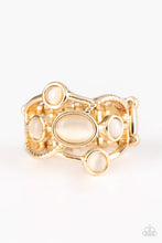 Load image into Gallery viewer, Paparazzi 💜 &quot;Moon Mood&quot; -- Gold Moonstone Ring
