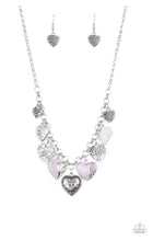 Load image into Gallery viewer, Paparazzi 💜 &quot;Grow Love&quot; -- Silver/Purple Necklace
