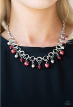 Load image into Gallery viewer, Paparazzi 💜 &quot;Fiercely Fancy&quot; -- Red Necklace
