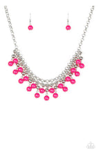 Load image into Gallery viewer, Paparazzi 💜 &quot;Friday Night Fringe&quot; -- Pink Necklace
