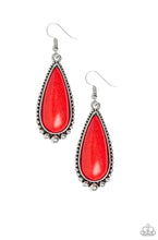 Load image into Gallery viewer, Paparazzi 💜 &quot;Desert Quench&quot; -- Red Earrings
