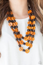 Cargar imagen en el visor de la galería, Paparazzi 💜 &quot;Key West Walkabout&quot; -- Orange/Brown Necklace
