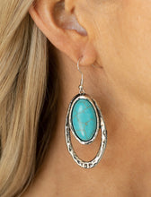 Load image into Gallery viewer, Paparazzi 💜 Pasture Paradise - Blue Earrings
