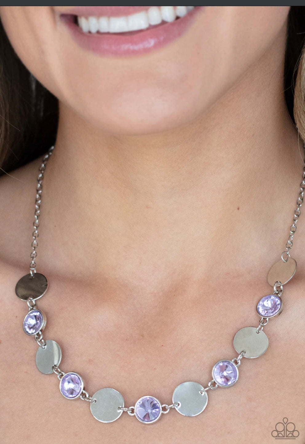 Paparazzi 💜 Refined Reflections - Purple Necklace