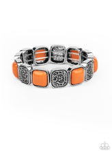 Load image into Gallery viewer, Paparazzi 💜 &quot;Trendy Tease&quot; -- Orange Bracelet
