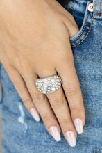 Load image into Gallery viewer, Paparazzi 💜 Gatsbys Girl - White  Ring
