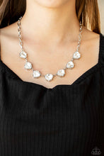 Load image into Gallery viewer, Paparazzi 💜”Star Quality Sparkle”- White Necklace
