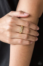 Cargar imagen en el visor de la galería, Paparazzi 💜 &quot;Unstoppable Shine&quot; -- Gold Ring
