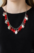 Charger l&#39;image dans la galerie, Paparazzi 💜 &quot;Hurricane Season&quot; -- Red Necklace
