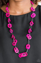 Cargar imagen en el visor de la galería, Paparazzi 💜 &quot;Waikiki Winds&quot; -- Pink Necklace
