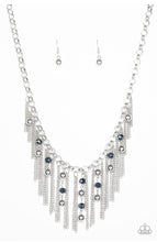 Charger l&#39;image dans la galerie, Paparazzi 💜 &quot;Ever Rebellious&quot; -- Silver/Blue Necklace
