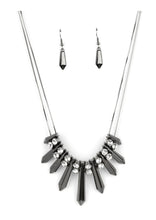 Load image into Gallery viewer, Paparazzi 💜 Dangerous Dazzle - Black Necklace
