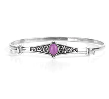 Cargar imagen en el visor de la galería, Paparazzi 💜 Stone Scrolls - Purple  Bracelet
