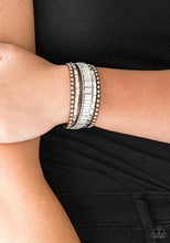 Cargar imagen en el visor de la galería, Paparazzi 💜 &quot;Rockstar Rocker&quot; -- Brown Wrap Bracelet
