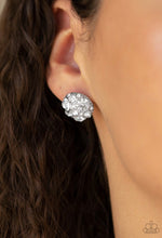 Load image into Gallery viewer, Paparazzi 💜 &quot;Diamond Daze&quot; -- White Earrings
