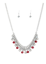 Load image into Gallery viewer, Paparazzi 💜 Party Spree - Red  Necklace
