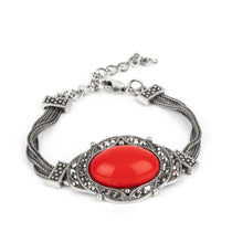 Cargar imagen en el visor de la galería, Paparazzi 💜 Top-Notch Drama - Red Bracelet
