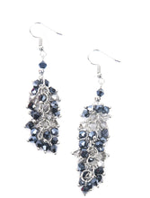 Cargar imagen en el visor de la galería, Paparazzi 💜 Celestial Chandeliers - Blue Earrings
