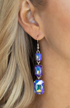 Load image into Gallery viewer, Paparazzi 💜 Cosmic Red Carpet - Blue  Earrings
