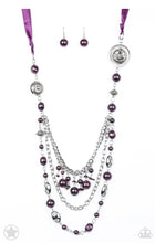 Lade das Bild in den Galerie-Viewer, Paparazzi 💜 &quot;All the Trimmings&quot; -- Purple Necklace
