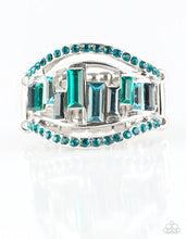 Load image into Gallery viewer, Paparazzi 💜 &quot;Treasure Chest Charm&quot; -- Blue Ring
