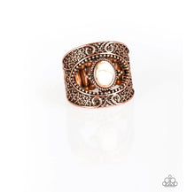 Load image into Gallery viewer, Paparazzi 💜 &quot;Rural Relic&quot; -- Copper/White Ring
