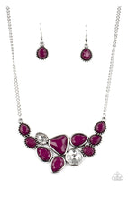 Lade das Bild in den Galerie-Viewer, Paparazzi 💜 &quot;Breathtaking Brilliance&quot; -- Purple Necklace
