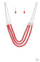 Load image into Gallery viewer, Paparazzi 💜 &quot;Terra Trails&quot; -- Red Necklace
