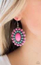 Charger l&#39;image dans la galerie, Paparazzi 💜 &quot;Stone Solstice&quot; -- Pink/Blue Earrings
